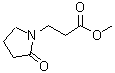 结构式 CAS# 24299-77-2, 3-(2-氧代-1-吡咯烷基)丙酸甲酯