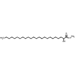 structure of CAS# 2433-95-6, Methyl 2-Hydroxytetracosanoate;[2433-95-6];cerebronic acid methyl ester;DL-2-Hydroxytetracosanoic acid methyl ester