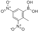 结构式 CAS# 24341-76-2, B-(2-甲基-3,5-二硝基苯基)-硼酸