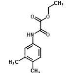 结构式 CAS# 24451-17-0, 乙基[(3,4-二甲基苯基)氨基](氧代)乙酸酯