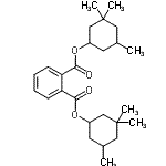 结构式 CAS# 245652-81-7, 二(3,3,5-三甲基环己基)邻苯二甲酸酯