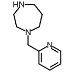 结构式 CAS# 247118-06-5, 1-(2-吡啶基甲基)-1,4-二氮杂环庚
