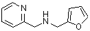 structure of CAS# 247571-56-8, 1-(2-Furyl)-N-(2-Pyridinylmethyl)Methanamine;(2-furylmethyl)(2-pyridylmethyl)amine;(2-furylmethyl)(pyridin-2-ylmethyl)amine;(Furan-2-Yl-Methyl)(Pyridin-2-Yl-Methyl)Amine