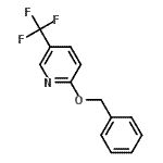 结构式 CAS# 247573-71-3, 2-(苄氧基)-5-(三氟甲基)吡啶