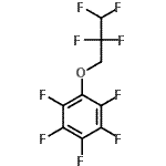 结构式 CAS# 24813-57-8, 1,2,3,4,5-五氟-6-(2,2,3,3-四氟丙氧基)苯