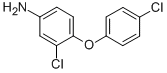 结构式 CAS# 24900-79-6, 3-氯-4-(4-氯苯氧基)苯胺