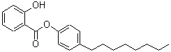 结构式 CAS# 2512-56-3, 4-辛基苯基水杨酸酯