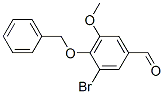 structure of CAS# 2556-04-9, 3-Bromo-5-Methoxy-4-(Phenylmethoxy)Benzaldehyde;4-(Benzyloxy)-3-Bromo-5-Methoxy-Benzaldehyde;Zinc00037197;Zero/004740