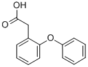 structure of CAS# 25563-02-4, 2-Phenoxy-Benzeneacetic Acid;2-[2-(Phenoxy)Phenyl]Ethanoic Acid;2-Phenoxyphenylacetic Acid