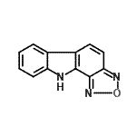 结构式 CAS# 256348-47-7, 10H-[1,2,5]恶二唑并[3,4-a]咔唑