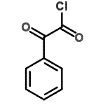 structure of CAS# 25726-04-9, Oxo(Phenyl)Acetyl Chloride;2-Oxo-2-phenylacetyl chloride