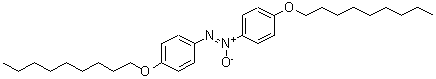 结构式 CAS# 25729-13-9, 1-(壬氧基)-4-{(Z)-[4-(壬氧基)苯基]-氧偶氮基}苯