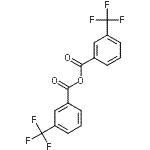 structure of CAS# 25753-15-5, 3-(Trifluoromethyl)Benzoic Anhydride;3-(Trifluoromethyl)phenyl anhydride #