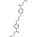 structure of CAS# 25909-66-4, Diethyl 4,4'-[1,2-Ethanediylbis(Oxy)]Dibenzoate;Ethylene Glycol Bis[4-(ethoxycarbonyl)phenyl] Ether
