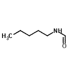 structure of CAS# 2591-79-9, N-Pentylformamide;N-(1-Pentyl)formamide;N-pentylformamide;577243_ALDRICH