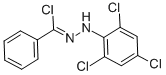 结构式 CAS# 25939-05-3, N-(2,4,6-三氯苯基)苯甲肼酰氯