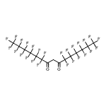 结构式 CAS# 261503-74-6, 1,1,1,2,2,3,3,4,4,5,5,6,6,10,10,11,11,12,12,13,13,14,14,15,15,15-二十六氟-7,9-十五烷二酮