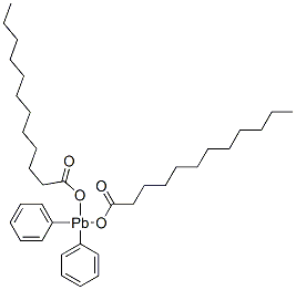 CAS 登录号：26271-93-2， 二(月桂酰氧基)二苯基铅