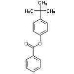 结构式 CAS# 26459-51-8, 4-(2-甲基-2-丙基)苯基苯甲酸酯
