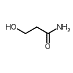 structure of CAS# 2651-43-6, 3-Hydroxypropanamide;3-Hydroxypropionamide;3-Hydroxy-propionamide