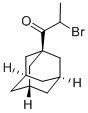 结构式 CAS# 26525-24-6, 1-(1-金刚烷基)-2-溴丙烷-1-酮