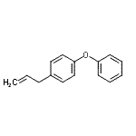 structure of CAS# 2653-93-2, 1-Allyl-4-Phenoxybenzene;3-(4-Phenoxyphenyl)-1-propene