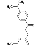 structure of CAS# 26803-60-1, Ethyl 4-(4-Isopropylphenyl)-4-Oxobutanoate;ethyl 4-(4-isopropylphenyl)-4-oxobutyrate
