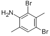 structure of CAS# 26829-89-0, 2,4-Dibromo-3,6-Dimethyl-Benzenamine;2,4-Dibromo-3,6-Dimethylaniline 97%;2,4-Dibromo-3,5-Dimethylaniline;2,4-DIBROMO-3,6-DIMETHYLANILINE