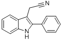 structure of CAS# 27005-52-3, 2-Phenylindole-3-Acetonitrile;2-(2-Phenyl-1H-Indol-3-Yl)Ethanenitrile;Zinc02569764;St5407214