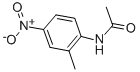 structure of CAS# 2719-15-5, N-(2-Methyl-4-Nitrophenyl)-Acetamide;N-(2-Methyl-4-Nitro-Phenyl)Acetamide;N-(2-Methyl-4-Nitro-Phenyl)Ethanamide;2'-Methyl-4'-Nitroacetanilide