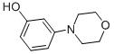 structure of CAS# 27292-49-5, 3-(4-Morpholinyl)-Phenol;3-Morpholinophenol;Sdccgmls-0066266.P001;St5406984
