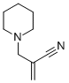 structure of CAS# 27315-95-3, alpha-Methylene-1-Piperidinepropanenitrile;2-CYANO-3-(1-PIPERIDINO)PROP-1-ENE;2-(PIPERIDINOMETHYL)ACRYLONITRILE