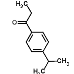 结构式 CAS# 27465-52-7, 1-(4-异丙基苯基)-1-丙酮