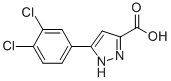 structure of CAS# 276684-04-9, 5-(3,4-Dichlorophenyl)-1H-Pyrazole-3-Carboxylic Acid;Zinc04243856
