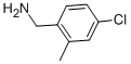 structure of CAS# 27917-11-9, 4-Chloro-2-Methyl-Benzenemethanamine;2-(Aminomethyl)-5-Chlorotoluene;4-CHLORO-2-METHYLBENZYLAMINE