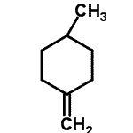 结构式 CAS# 2808-80-2, 1-甲基-4-亚甲基环己烷