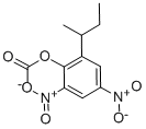 结构式 CAS# 2813-95-8, (2-丁烷-2-基-4,6-二硝基苯基)乙酸酯