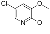 structure of CAS# 284040-73-9, 5-Chloro-2,3-Dimethoxypyridine