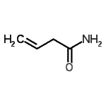 structure of CAS# 28446-58-4, 3-Butenamide;3-Butenamide