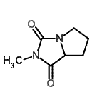 CAS#: 28567-64-8， 2-Methyltetrahydro-1H-Pyrrolo[1,2-c]Imidazole-1,3(2H)-Dione