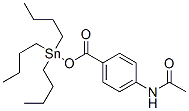 结构式 CAS# 2857-03-6, [(4-乙酰基氨基苯甲酰)氧基]三丁基锡烷