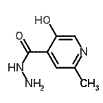 CAS#: 28596-46-5， 5-Hydroxy-2-Methylisonicotinohydrazide