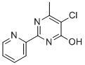 结构式 CAS# 286430-67-9, 5-氯-6-甲基-2-(2-吡啶基)嘧啶-4-醇
