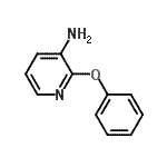 结构式 CAS# 28664-62-2, 2-苯氧基-3-吡啶胺