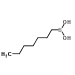 结构式 CAS# 28741-07-3, 庚基硼酸