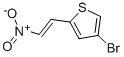 structure of CAS# 28783-35-9, 4-Bromo-2-(2-Nitroethenyl)-Thiophene