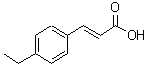 structure of CAS# 28784-98-7, (2E)-3-(4-Ethylphenyl)Acrylic Acid;(2E)-3-(4-ethylphenyl)prop-2-enoic acid;(E)-3-(4-ethylphenyl)-2-propenoic acid;3-(4-ethylphenyl)-2-propenoic acid