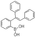 结构式 CAS# 288105-04-4, 2-二苯基乙烯基)苯硼酸
