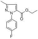 结构式 CAS# 288251-64-9, 1-(4-氟苯基)-3-甲基-1H-吡唑-5-羧酸乙酯