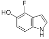 结构式 CAS# 288386-04-9, 4-氟-5-羟基吲哚